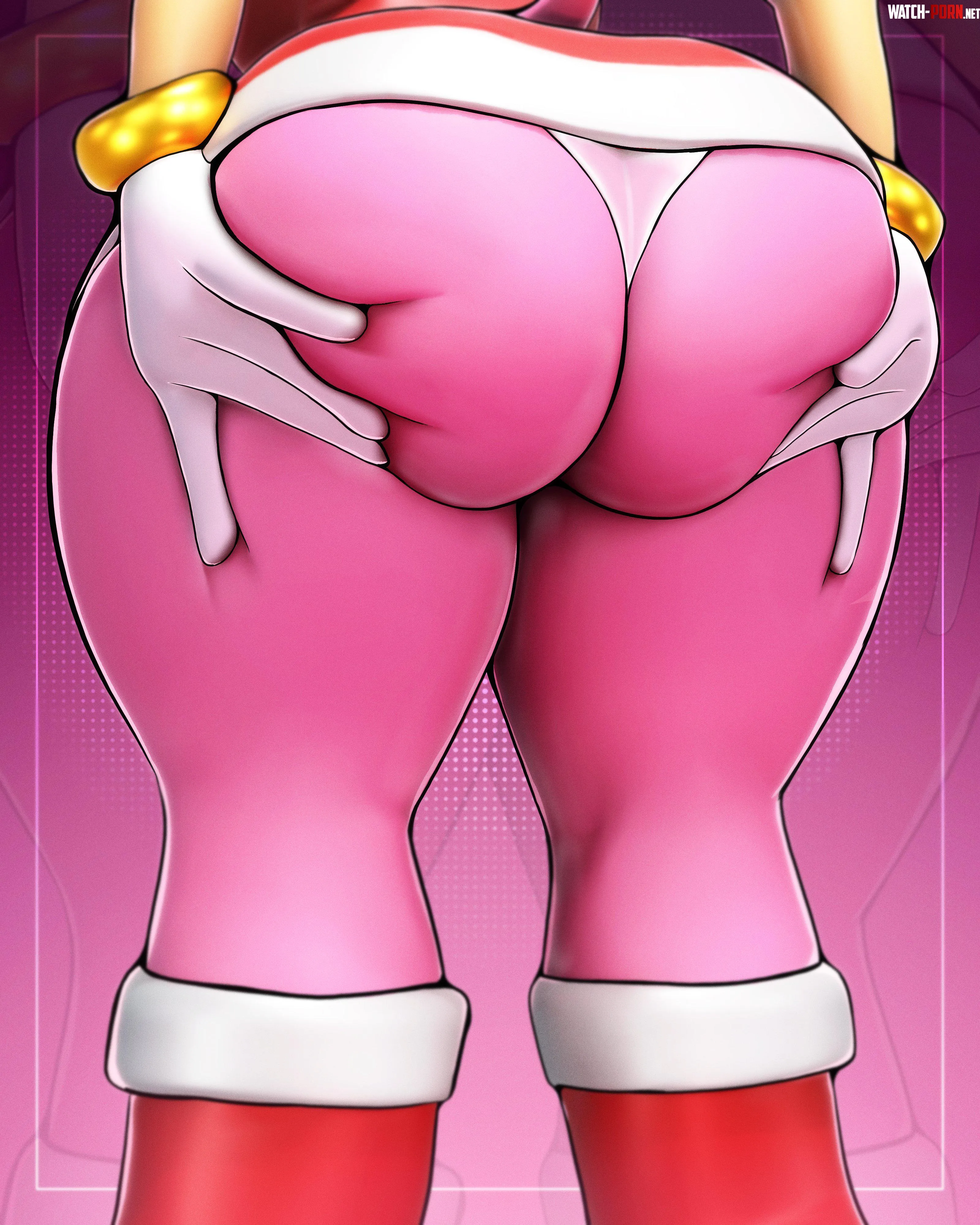 Amy lifting her cheeks (sala3d) by Pinokiothecow