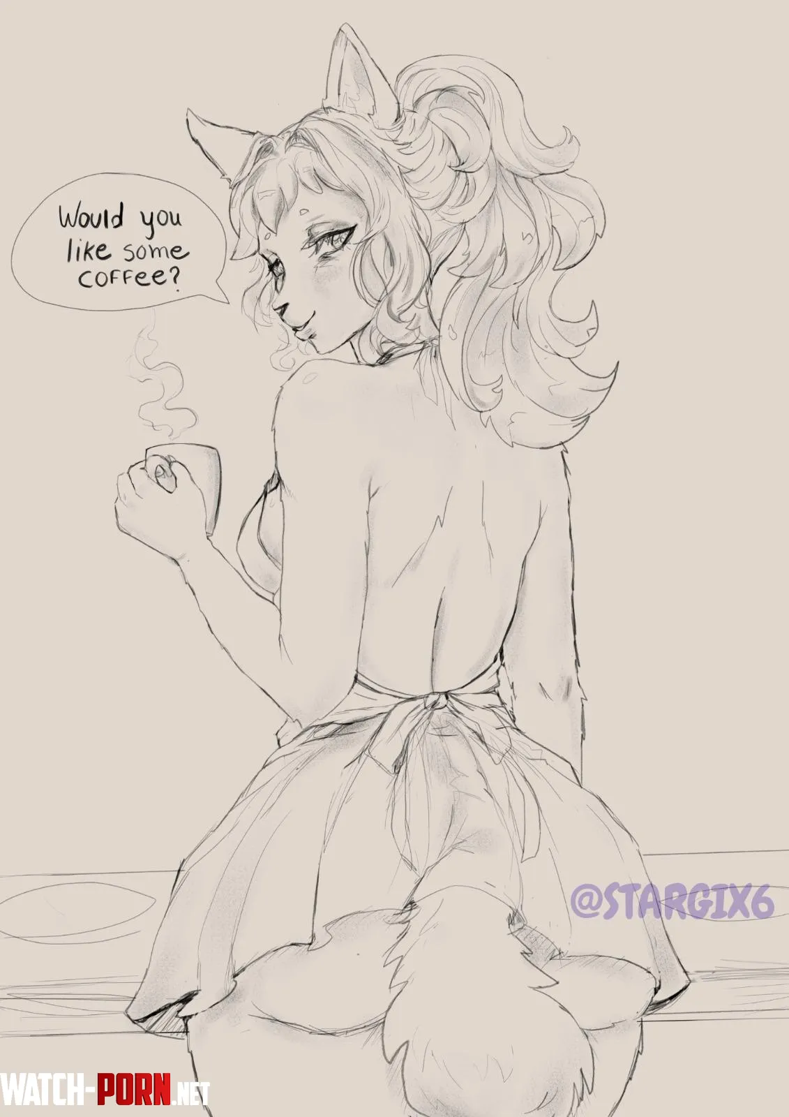 [X] coffee ☕ - Art made by me @ StarGix6 by StarGix6