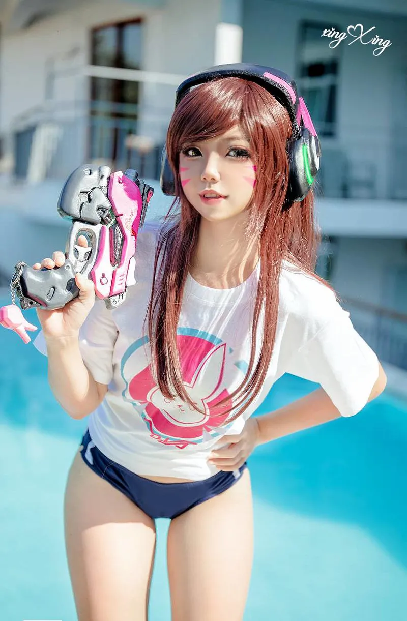 Thumbnail NinjaGirl_99's D.va Cosplay Elegance in CosplayLewd