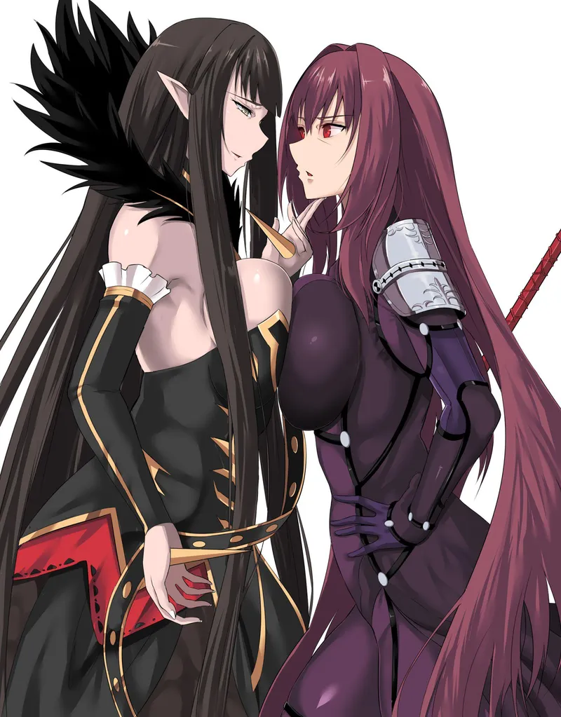 Thumbnail Passion Unleashed: Semiramis & Scathach [Fate] by Attacking_Diarrhea | yuri