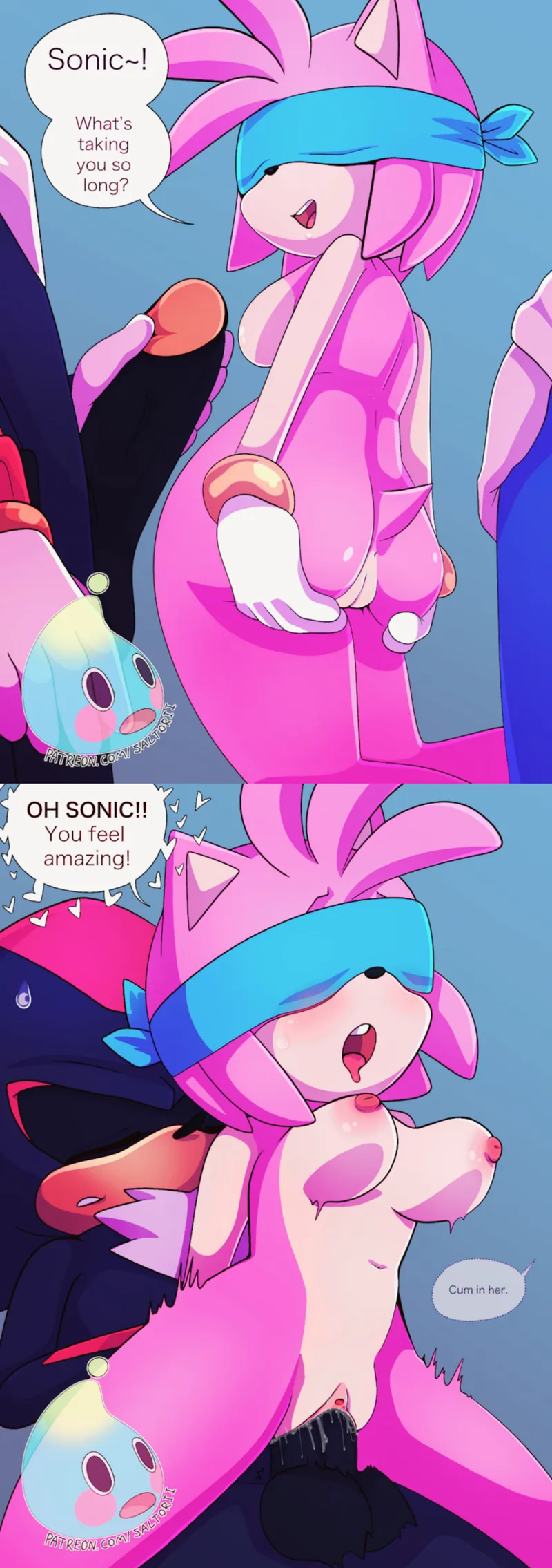 Thumbnail Sonic’s Unusual Encounter with Amy Rose & Shadow - Dive In!
