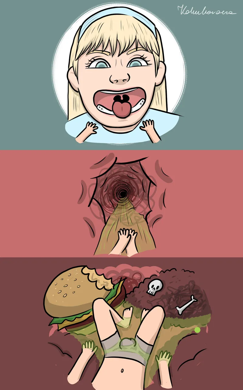 Thumbnail Engaging Vore Comic 'One way ticket' by Powerful-Course4540