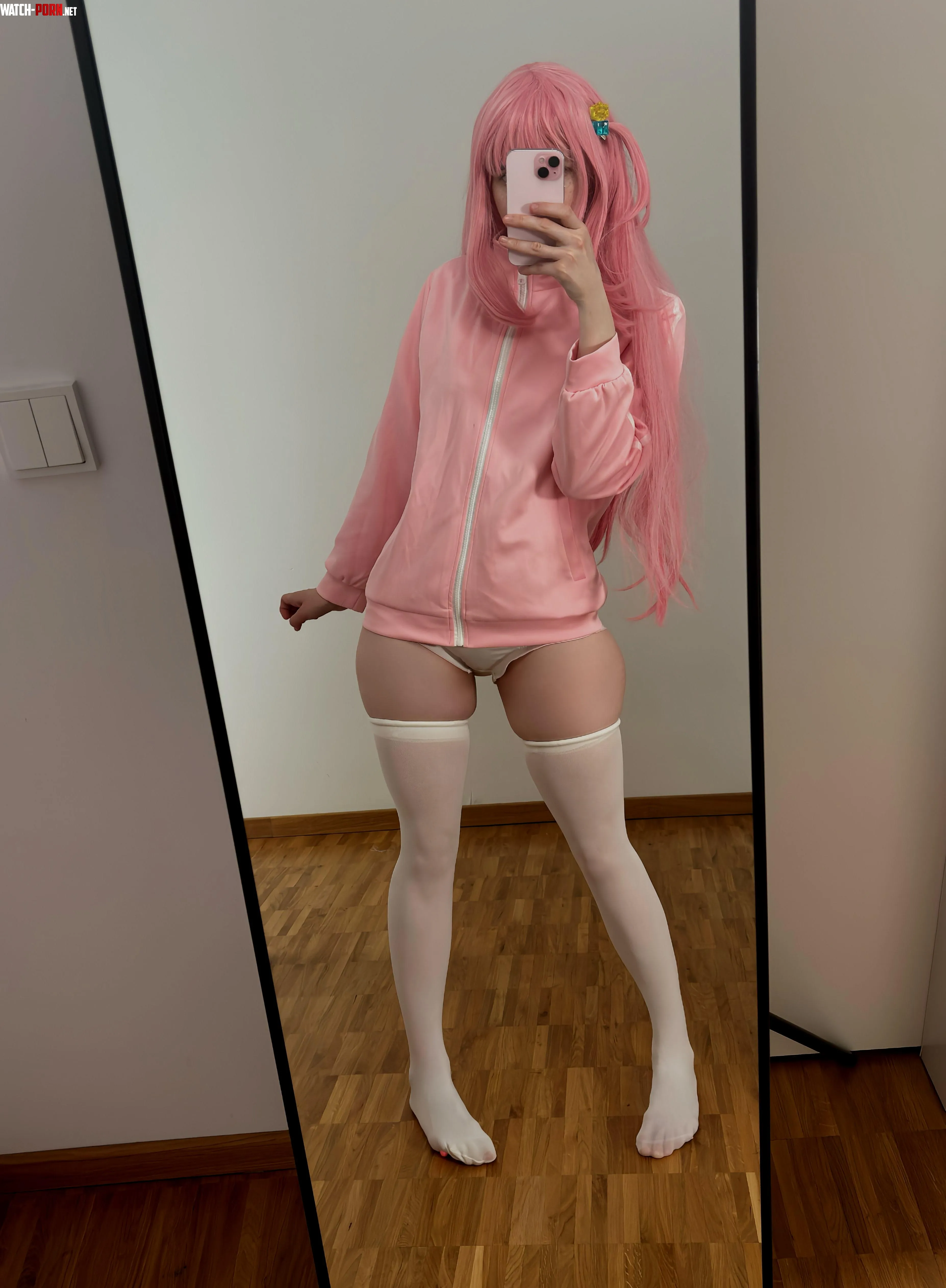 [F] My pink thighs look so good spread like this, ready to take something big? by KindBunny0