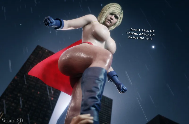 Thumbnail Poke-Oji Presents: Power Girl's Sensual Charisma | superheroporn