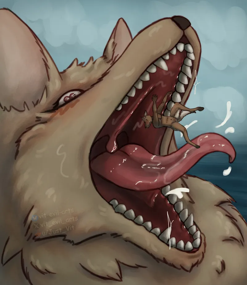 Thumbnail Witnessing Vore through Just_Vit's Art | Vore