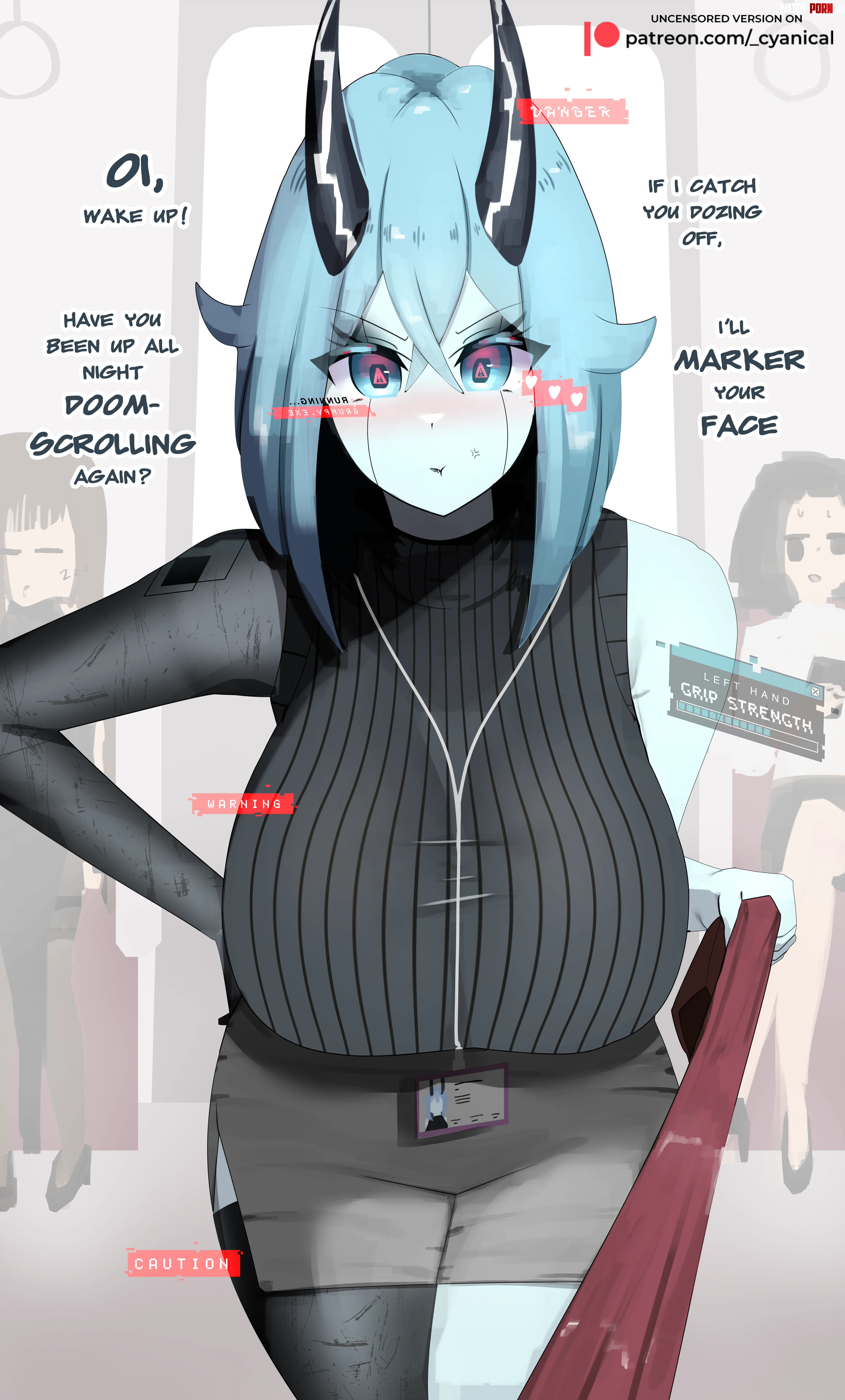 She Caught You Sleeping [OC] by -Cyanical