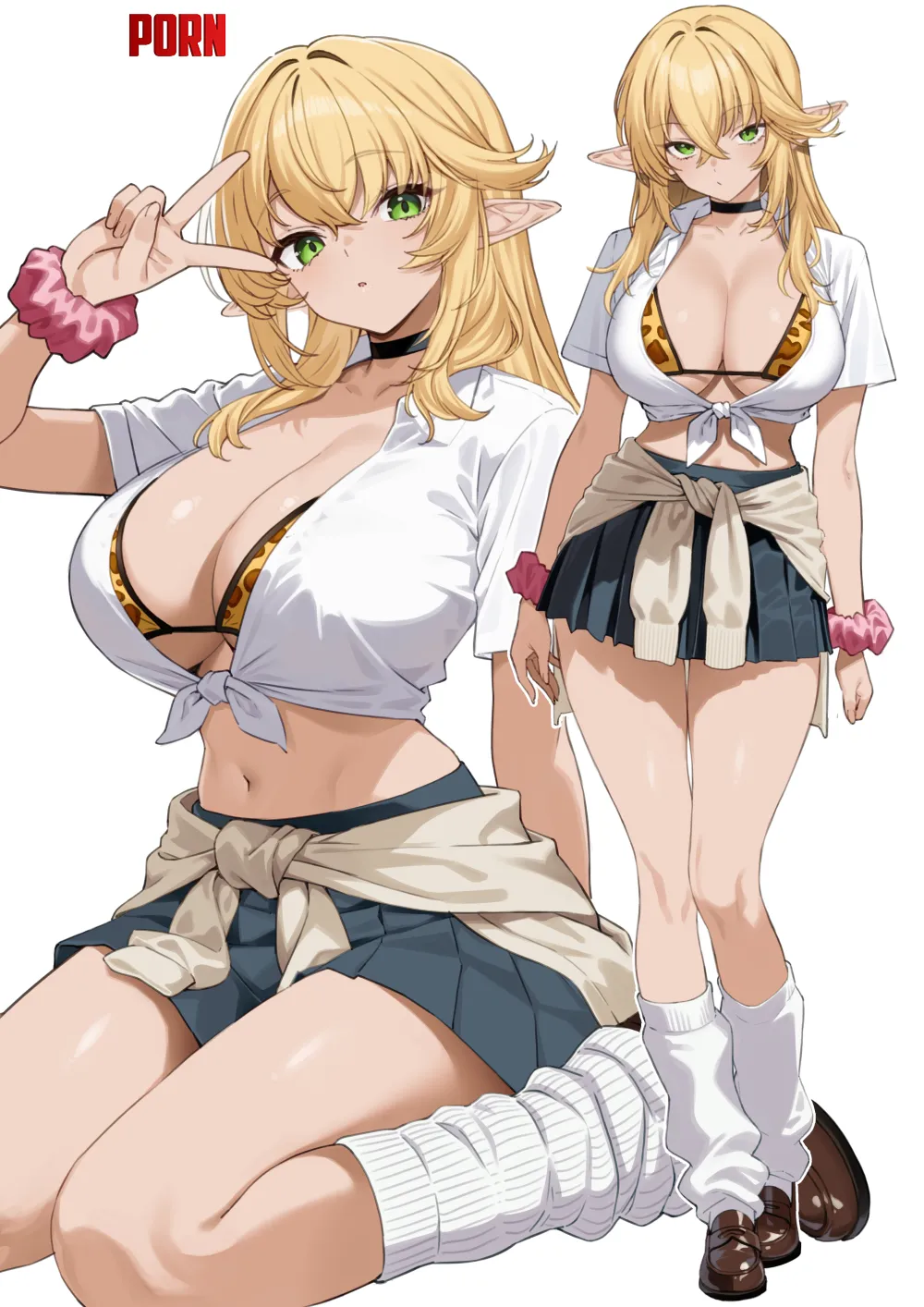 A bust elf gyaru [Original] by marxsander2016