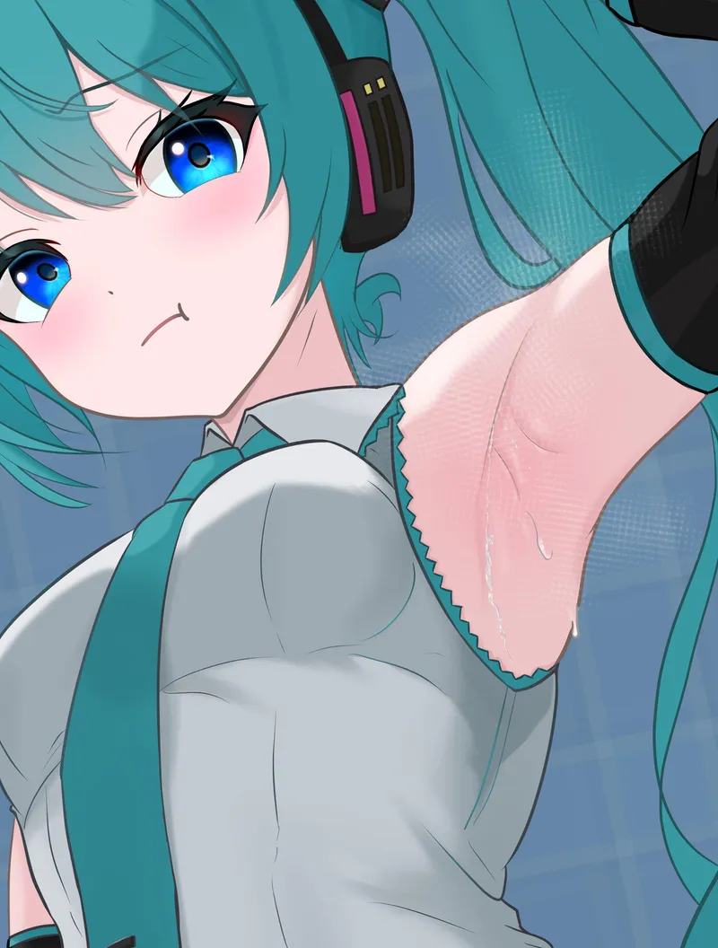 Thumbnail Dive into the World of Vocaloid with Sweaty Miku Pits | Animearmpits