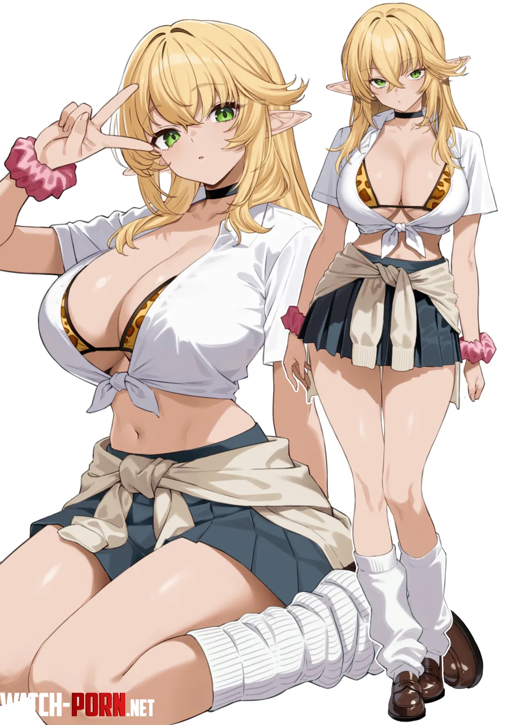 A busty elf gyaru [Original] by marxsander2016