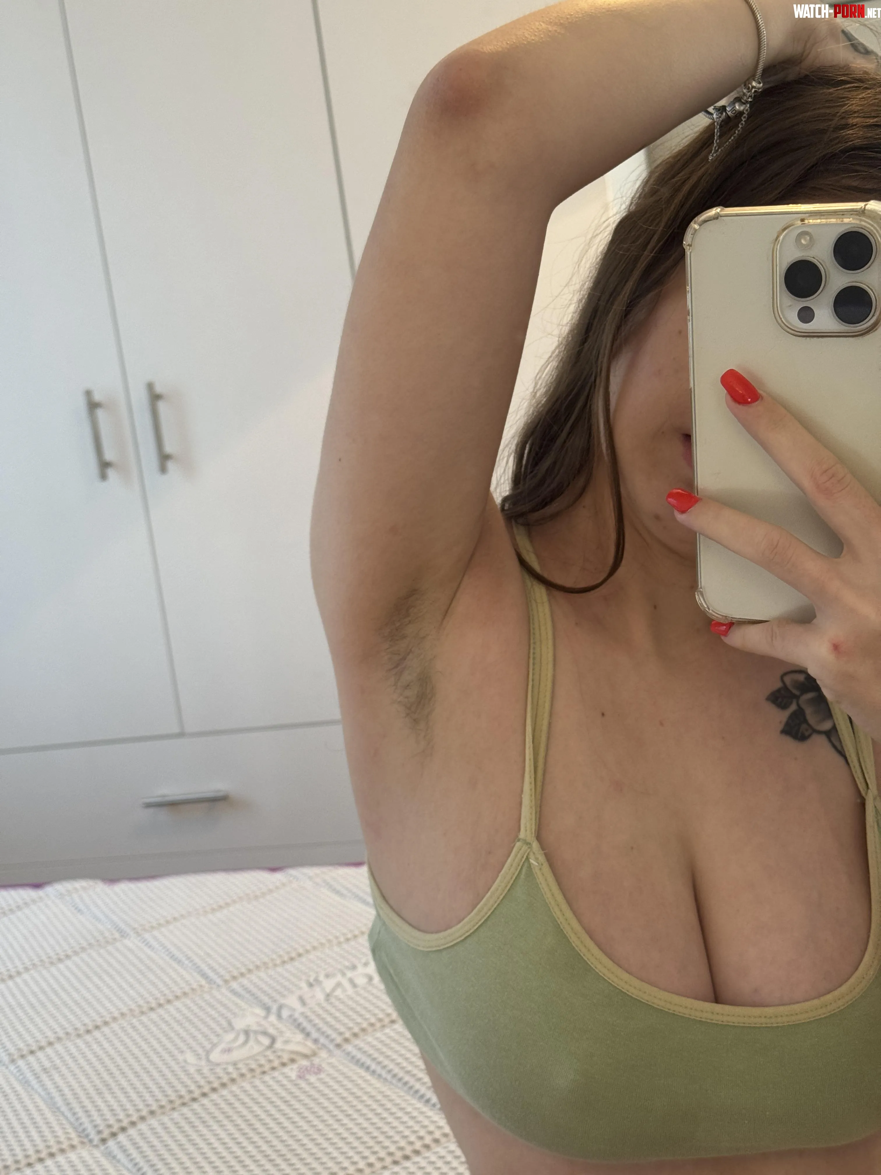 Hairy pits first, impressive rack next… by Fuzzy-Company-7074