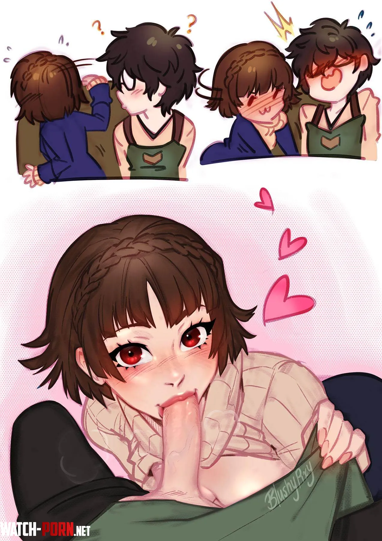 A surprise BJ by Somanycookies1