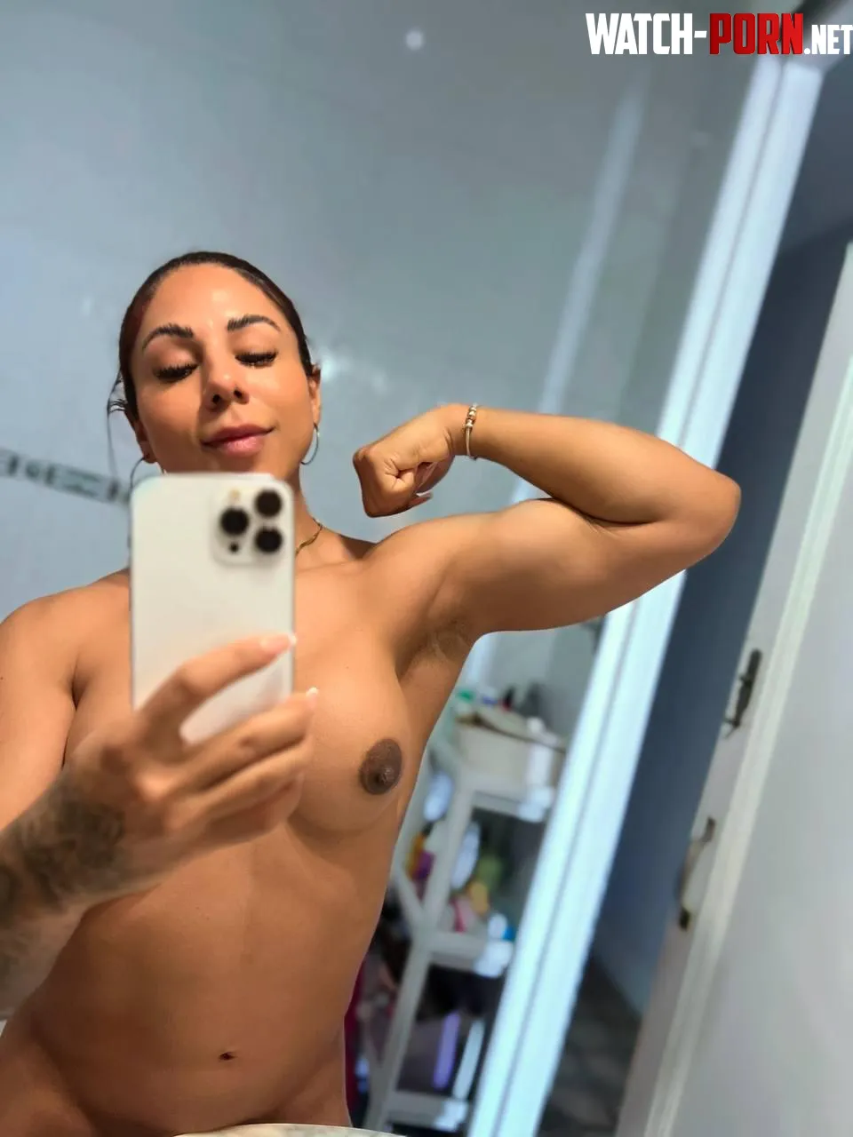 Just me flexing in the mirror after a good session by Real-Diver8010