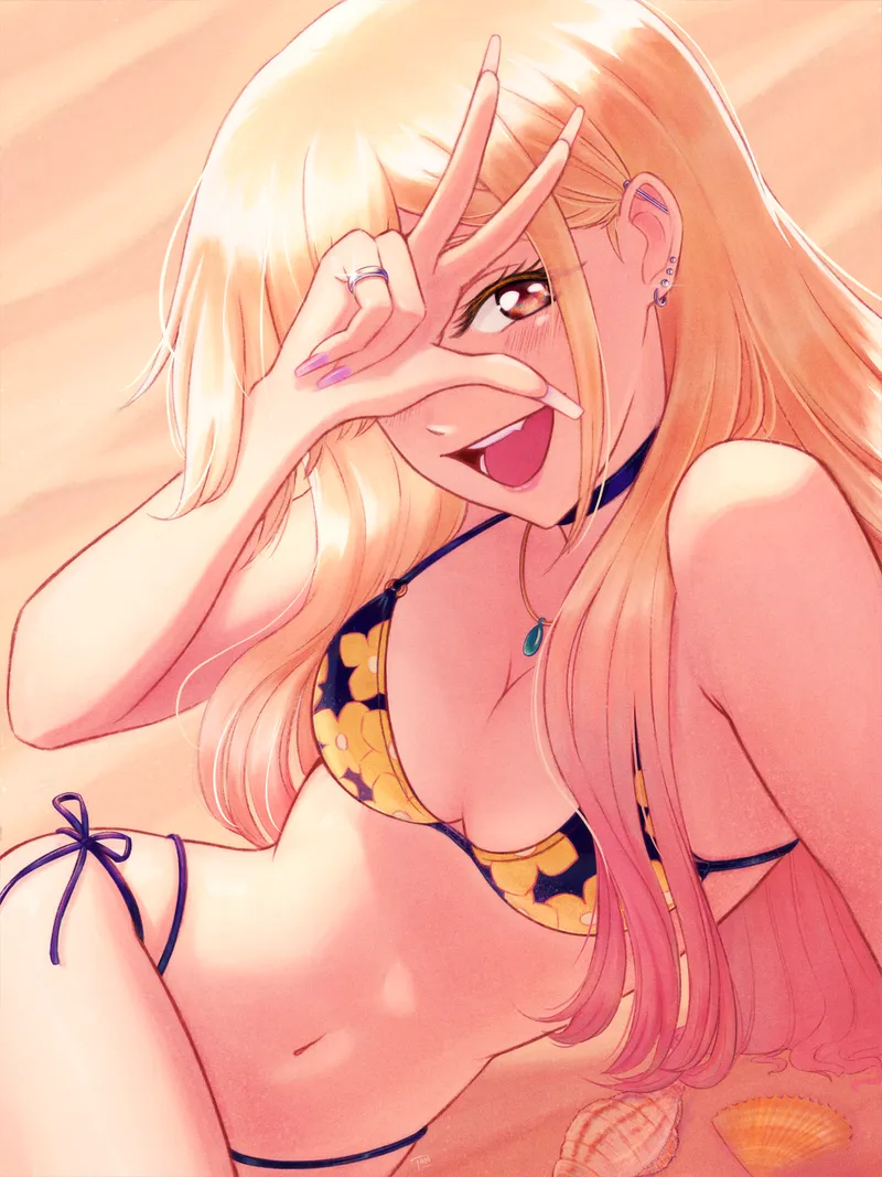 Thumbnail Dive into the World of Marin Kitagawa in My Dress-up Darling - Swimsuit Hentai Exploration