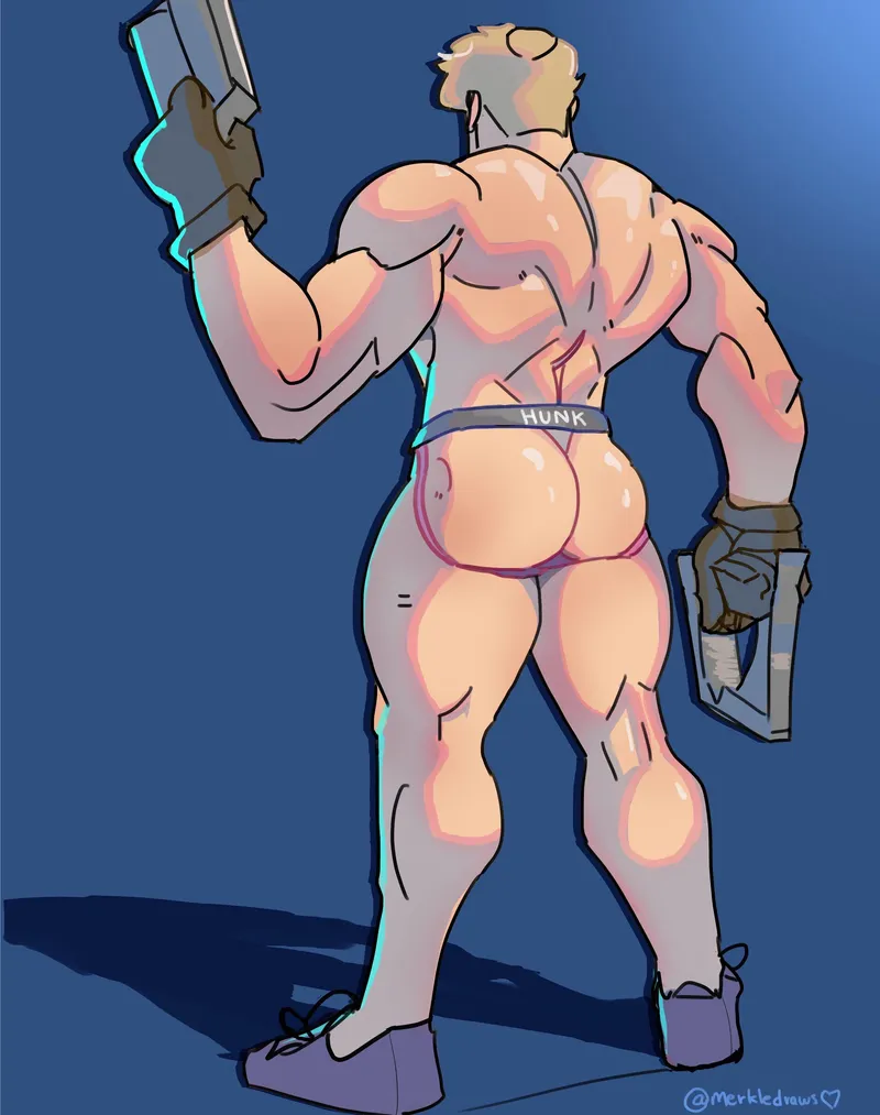 Thumbnail Marvel Mods Artistry: Hunk Butt Study by Dat_mittens