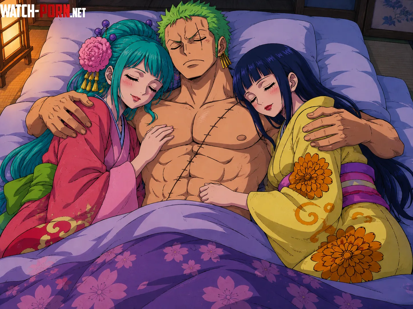 Sleeping Under Zoro’s Protection by Character_Ad8653