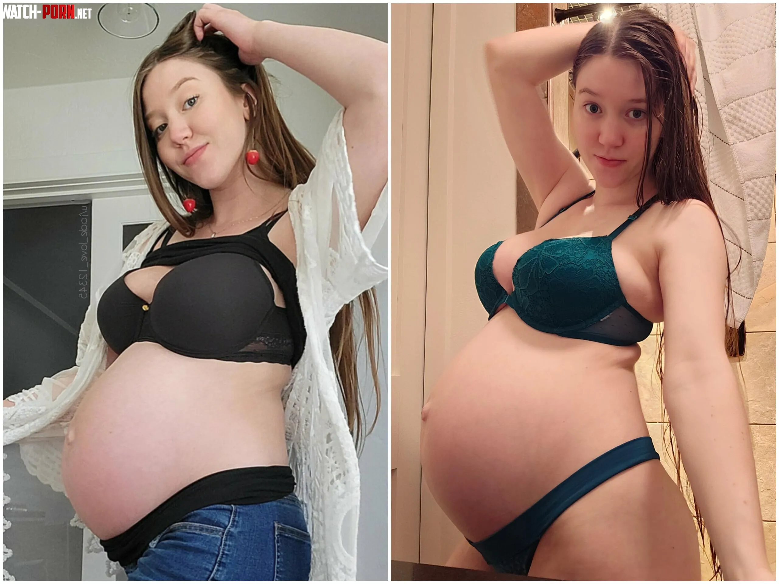 36 Weeks 1st vs 2nd Pregnancy by jade_love_12345