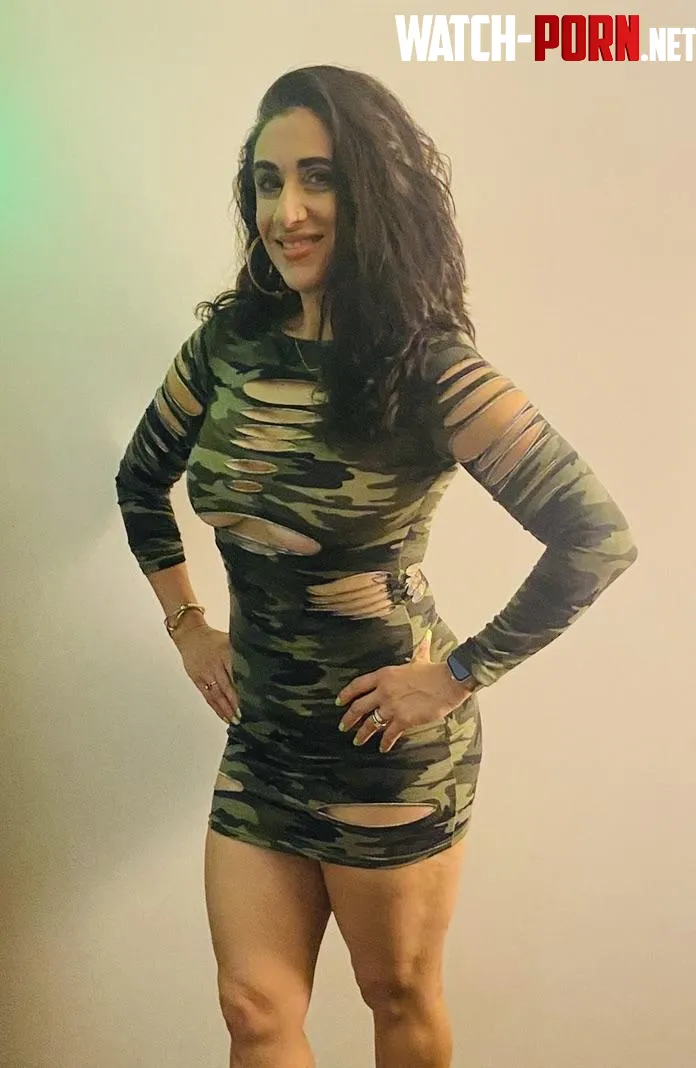 Have to break out the camo dress for Memorial Day Weekend! by FullBushHotwife