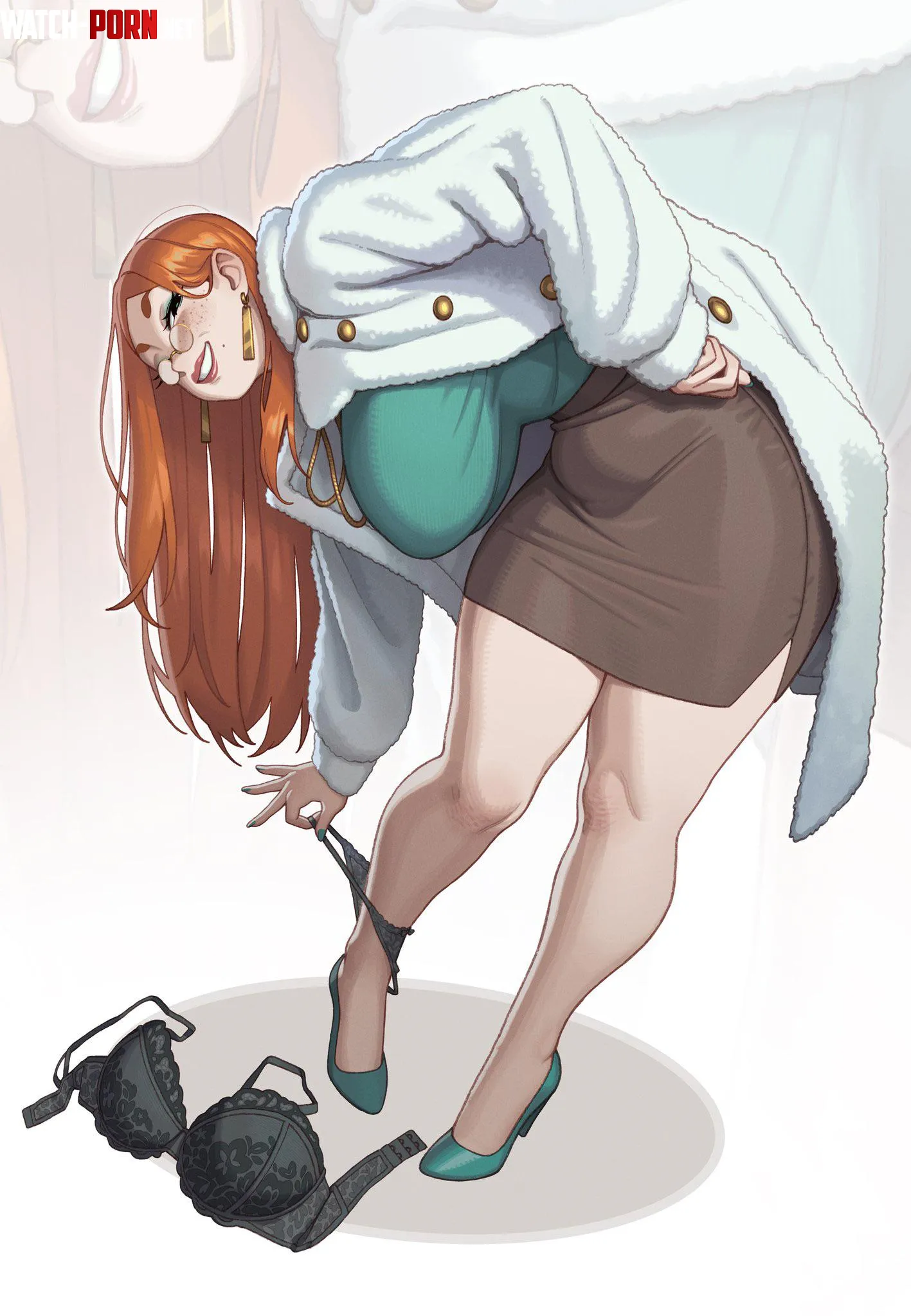 Anne takes off her panties (Rizdraws) by loloof1060