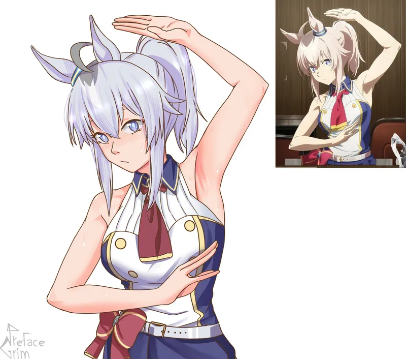 Thumbnail Oguri Cap from Uma Musume: An Armpit Chronicle by McKnight94