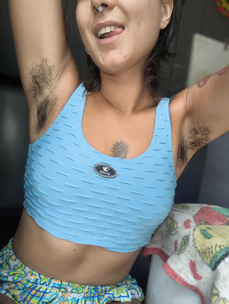 Thumbnail From Training to Spice: violetninfa's Adventures in HairyArmpits Category