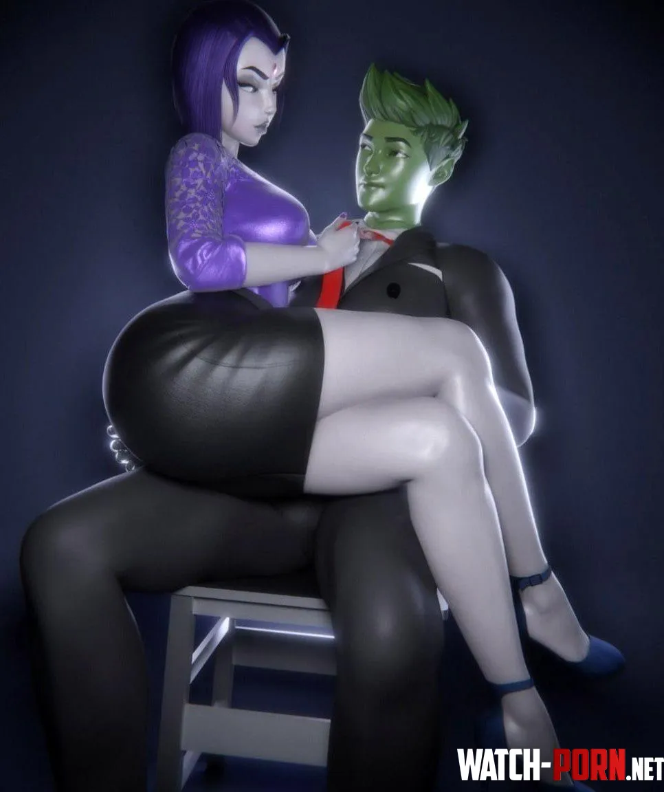 Raven x Beast Boy (smitty34) [Teen Titans] by Queasy_Visit662