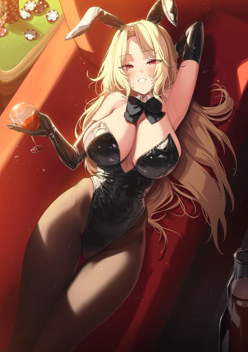 Thumbnail Seductive Elegance: WoolsonDaSheep's Lounge Bunny Ludmilla