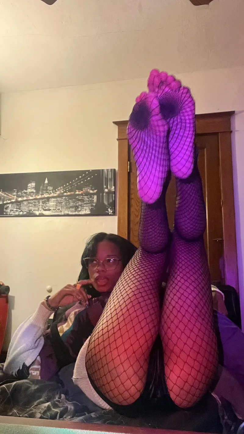 Thumbnail Fishnet Temptations: Unveiling Sexy Feet (OC) by Creamy-Cancer