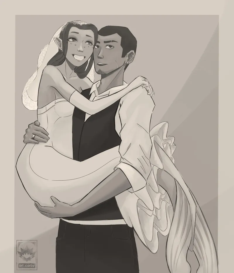 Thumbnail Underwater Love Story: Mermaid and Groom | MonsterGirl