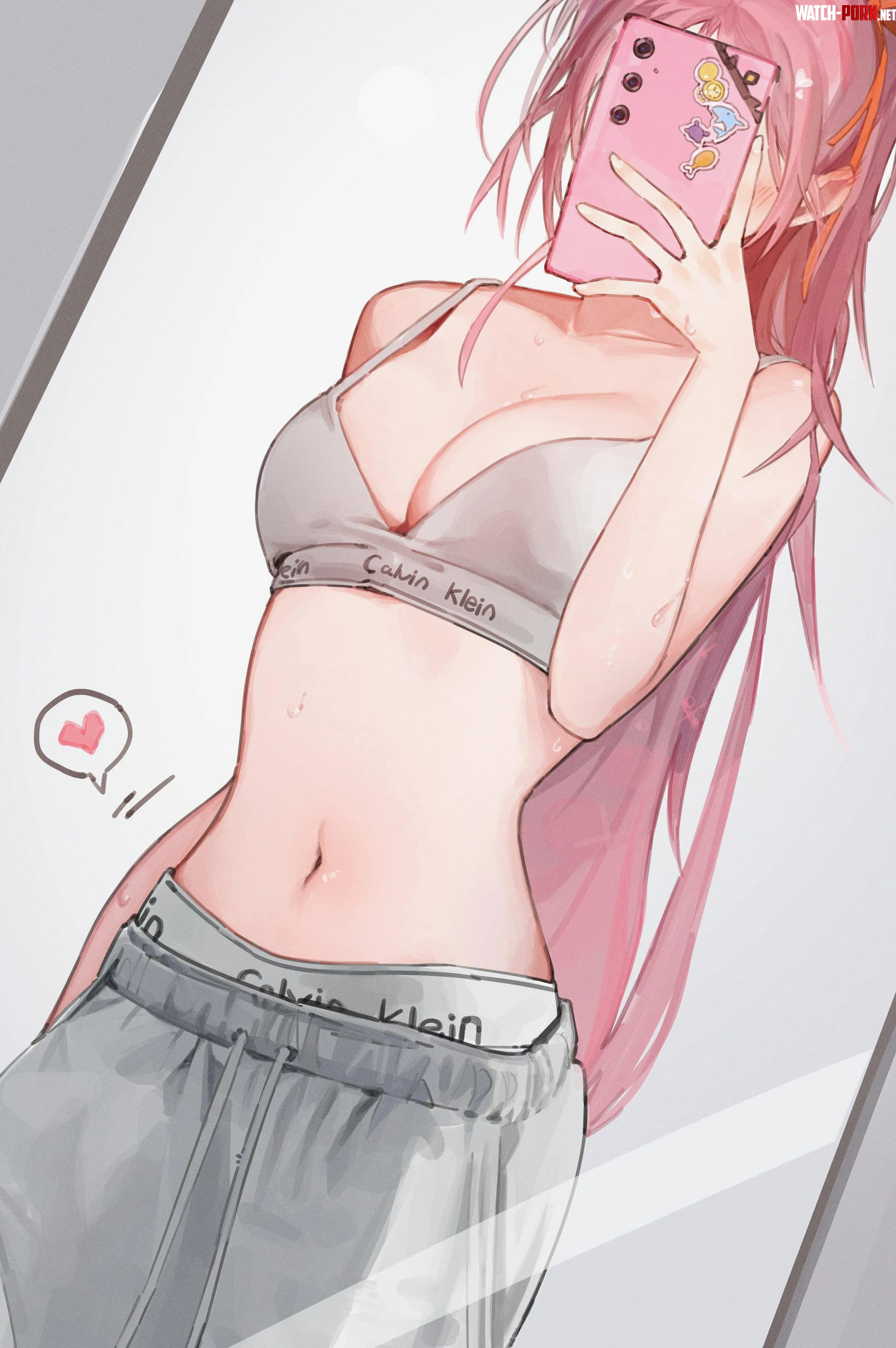 mori calliope looking cute as always [Hololve] by KaffePhrappe2411
