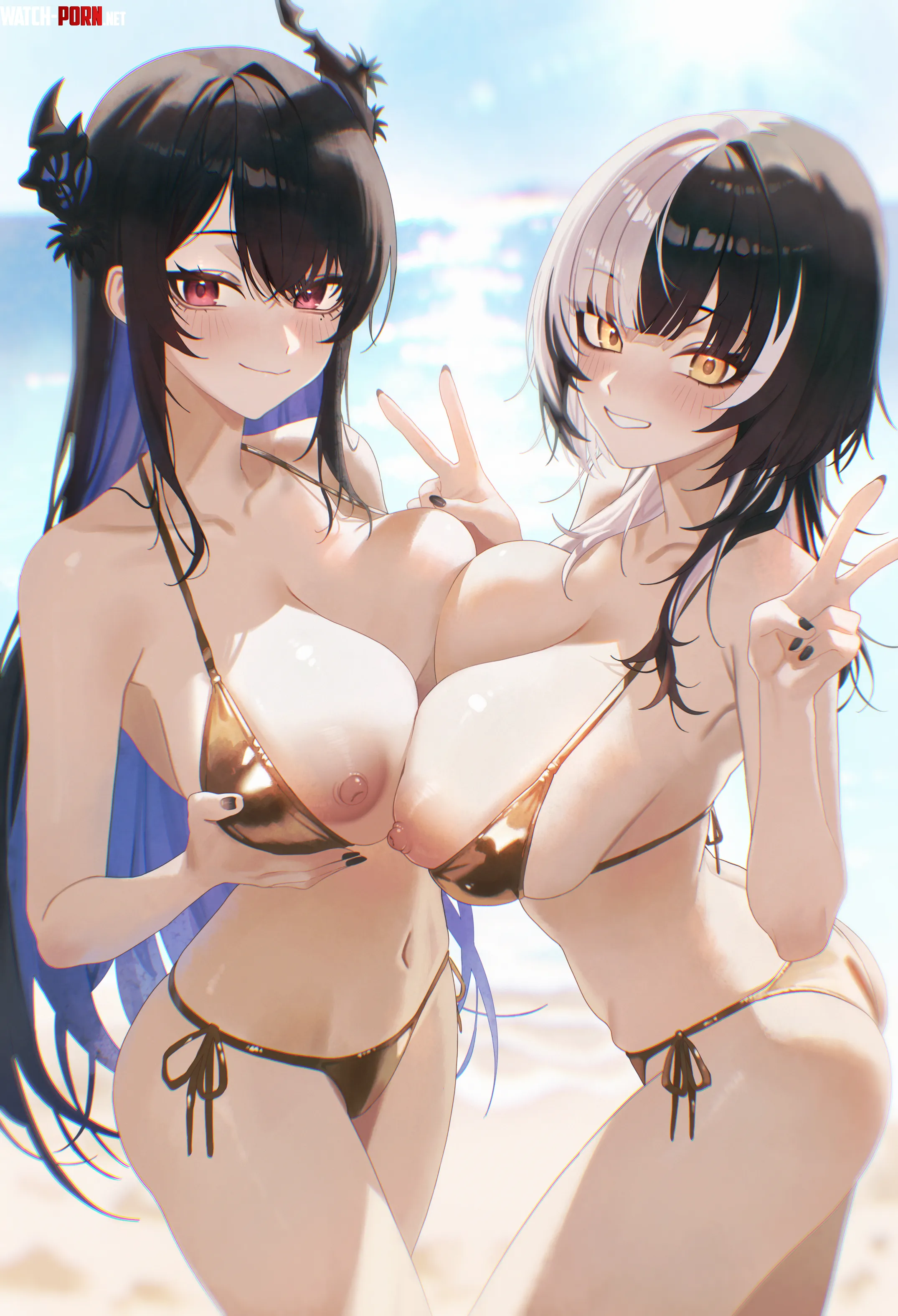 Nerissa & Shiori [Hololive] by xSaviour_N