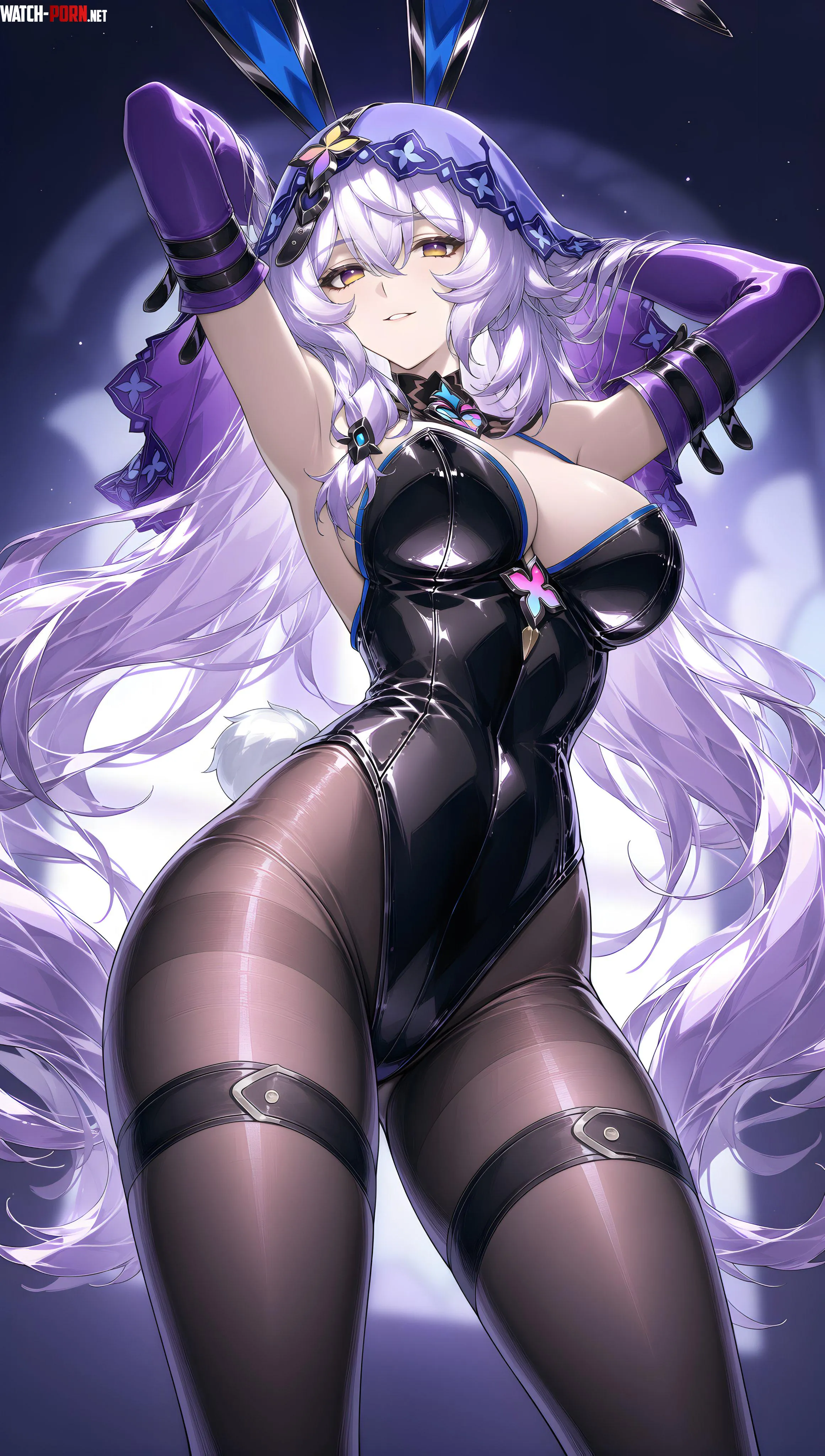 Bunny Black Swan [Honkai Star Rail] by WoolsonDaSheep