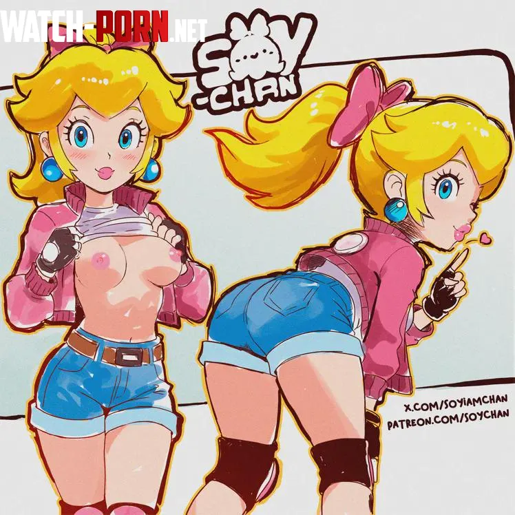 Care for a ride with Peach? (Soy-chan) by BlueW416
