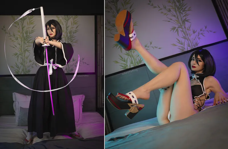 Thumbnail AeryKorvair's Stunning Rukia from Bleach | cosplaygirls