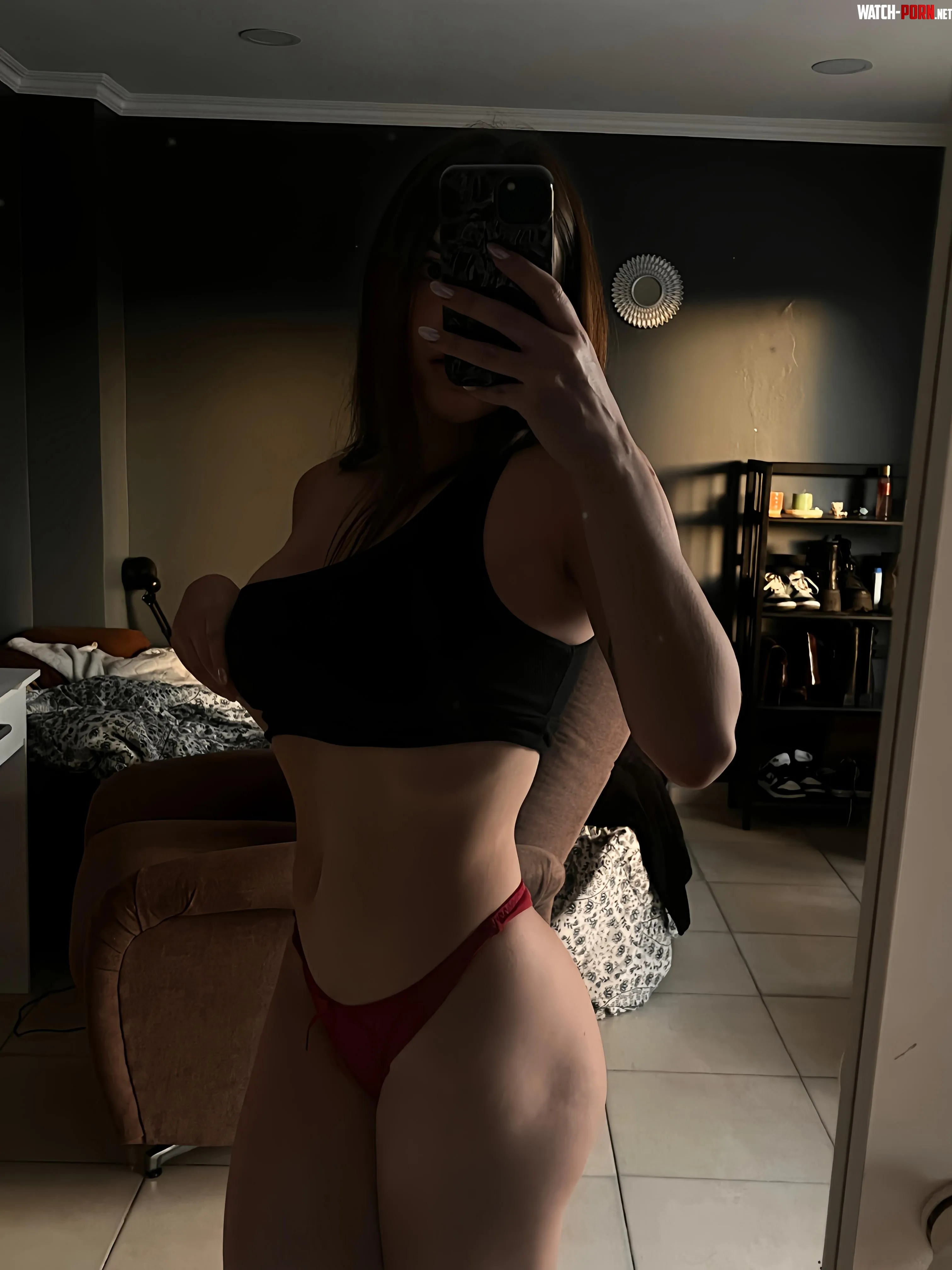 Black top with a lil tease by ArcMimosa