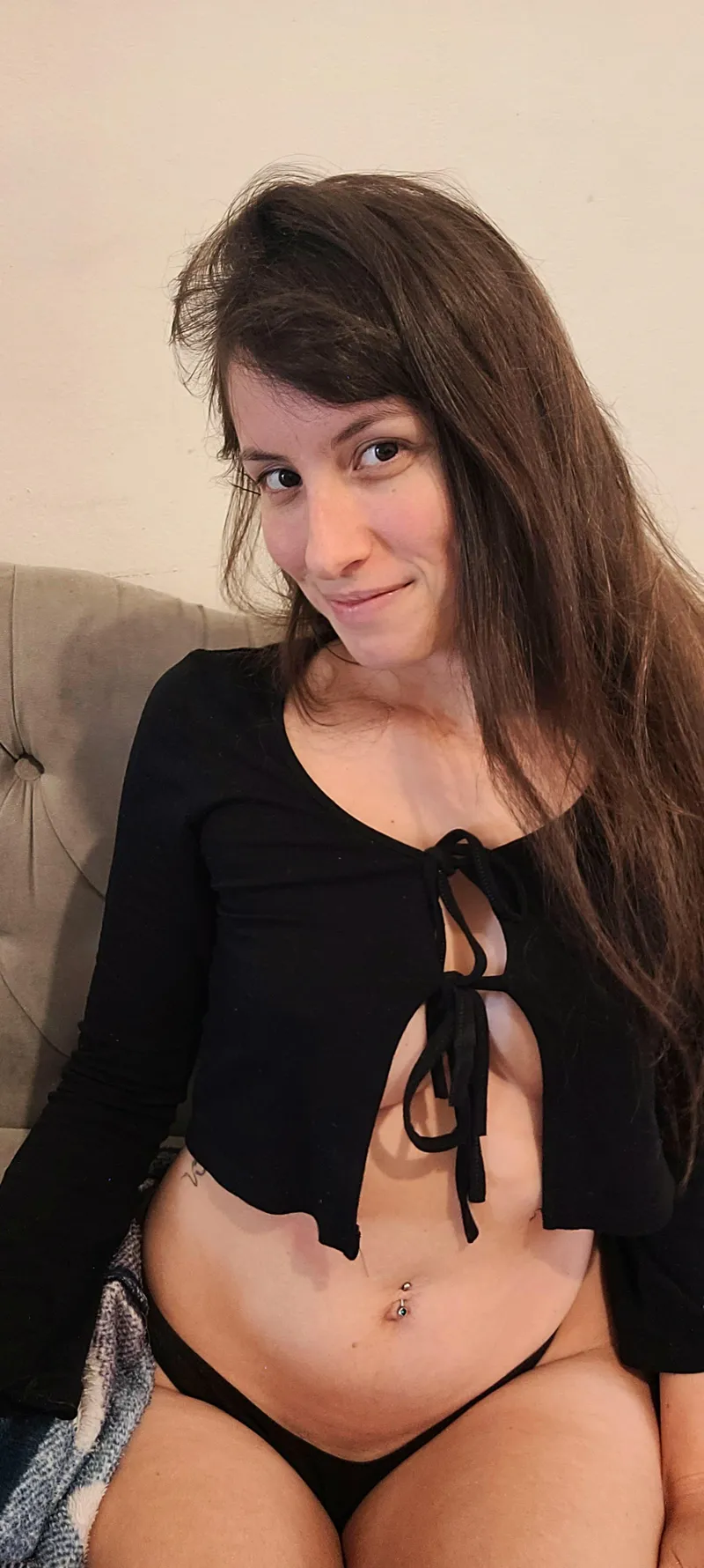 Thumbnail Lulitabunny Rocks Crop Tops with Long Sleeves