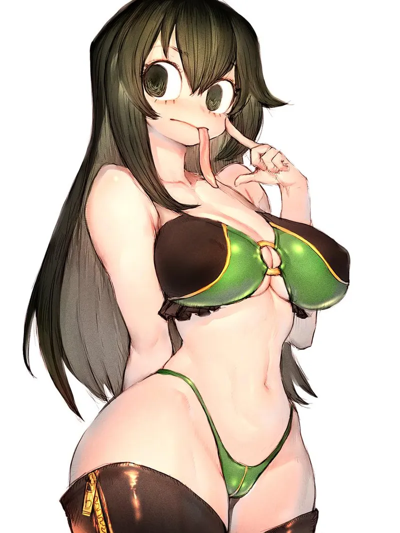 Thumbnail Asui Tsuyu's Allure: Dirixmedi's Fumio's RSQKR Vision in thick_hentai