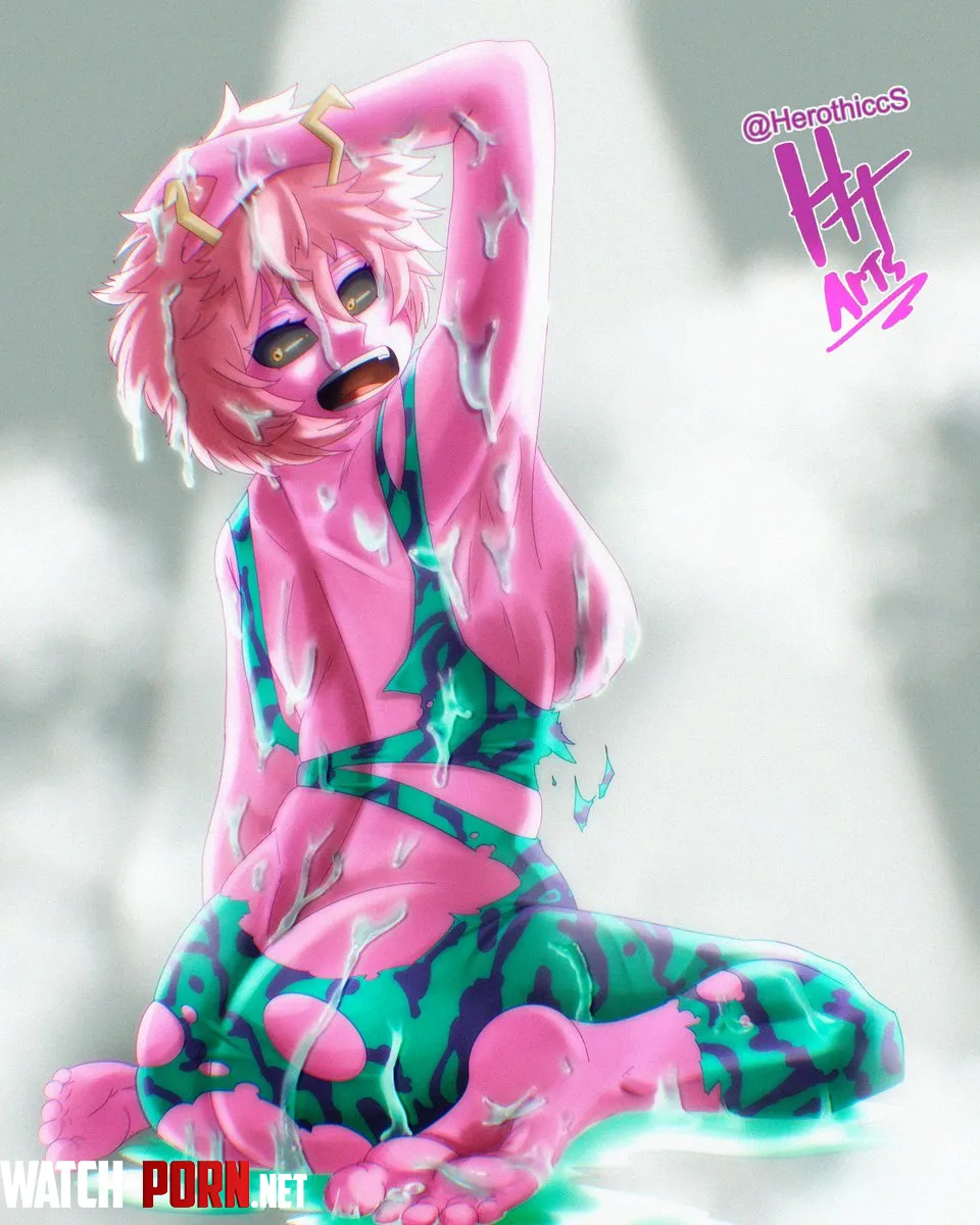 Ashido Mina clothing malfunction (@HerothiccS) by HeroThicc-san