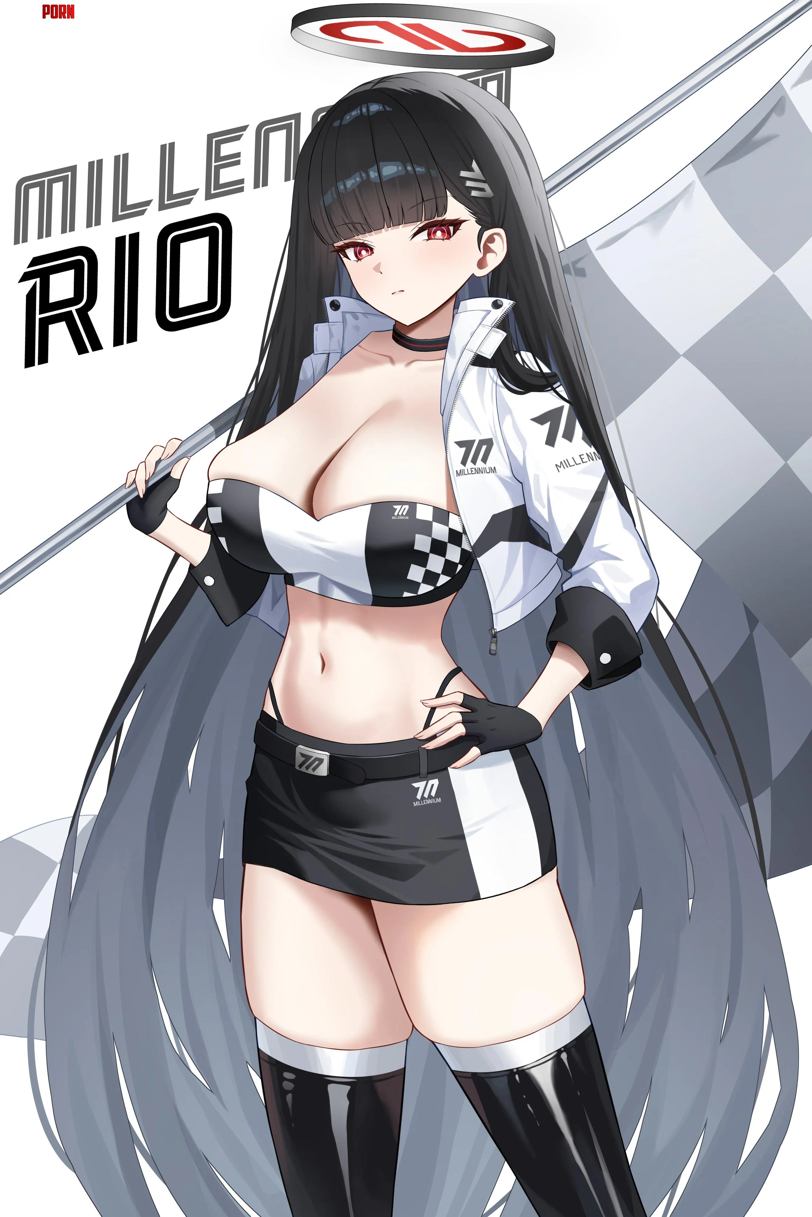 Race Queen Rio [Blue Archive] by WoolsonDaSheep
