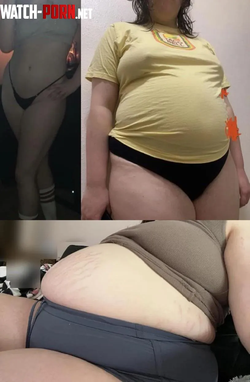 Before and after becoming an online cow by bra1nr0tt3np1ggy