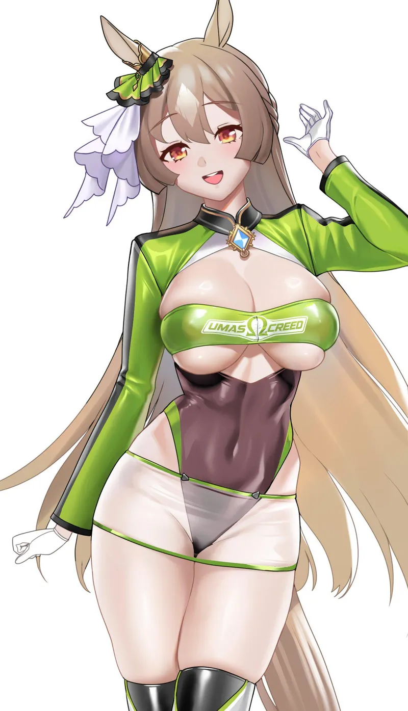 Thumbnail llamanatee Captures the Alluring Race Queen Satono Diamond from Umamusume