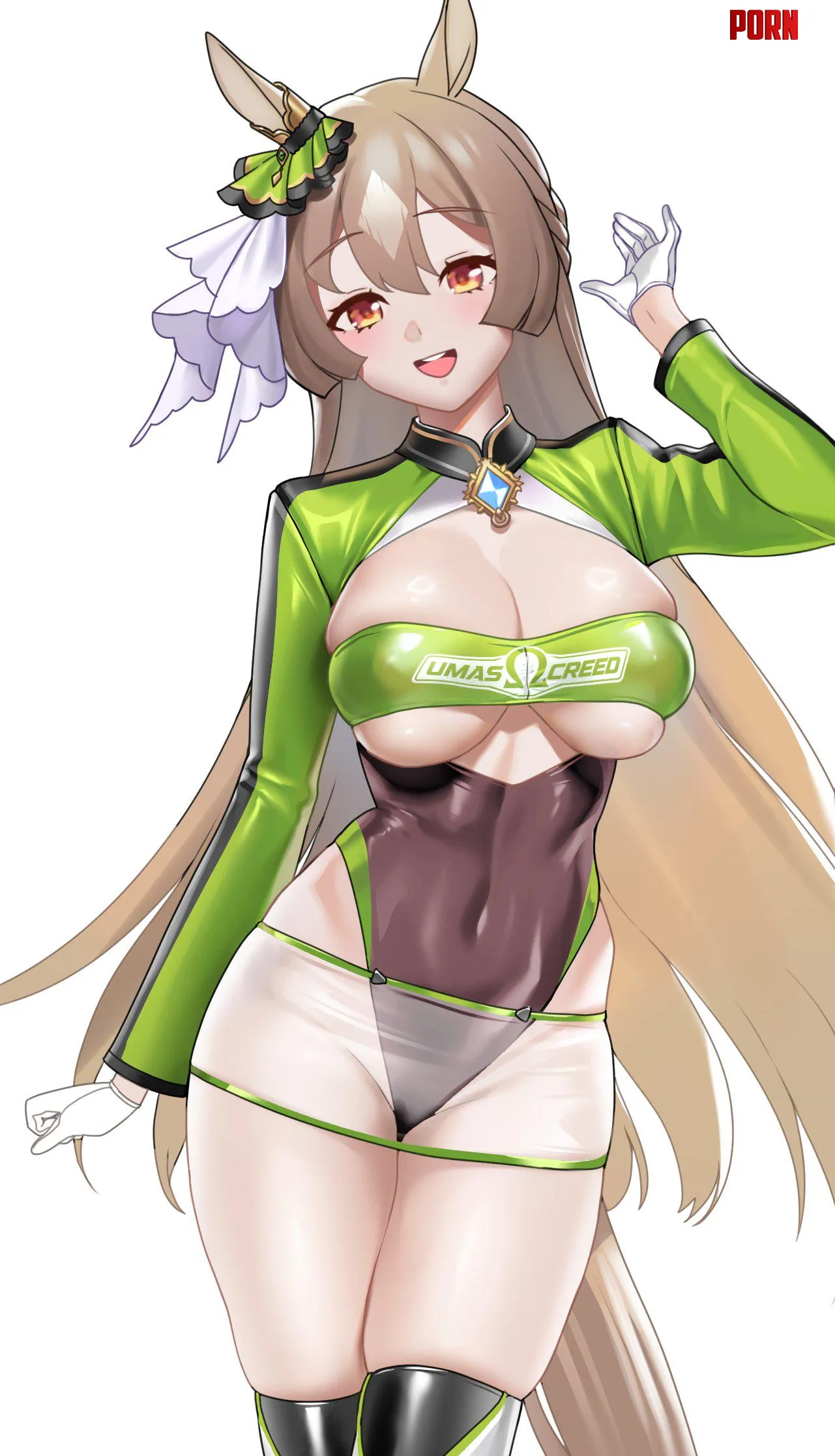 Race Queen Satono Diamond (Ugohato) [Umamusume] by llamanatee