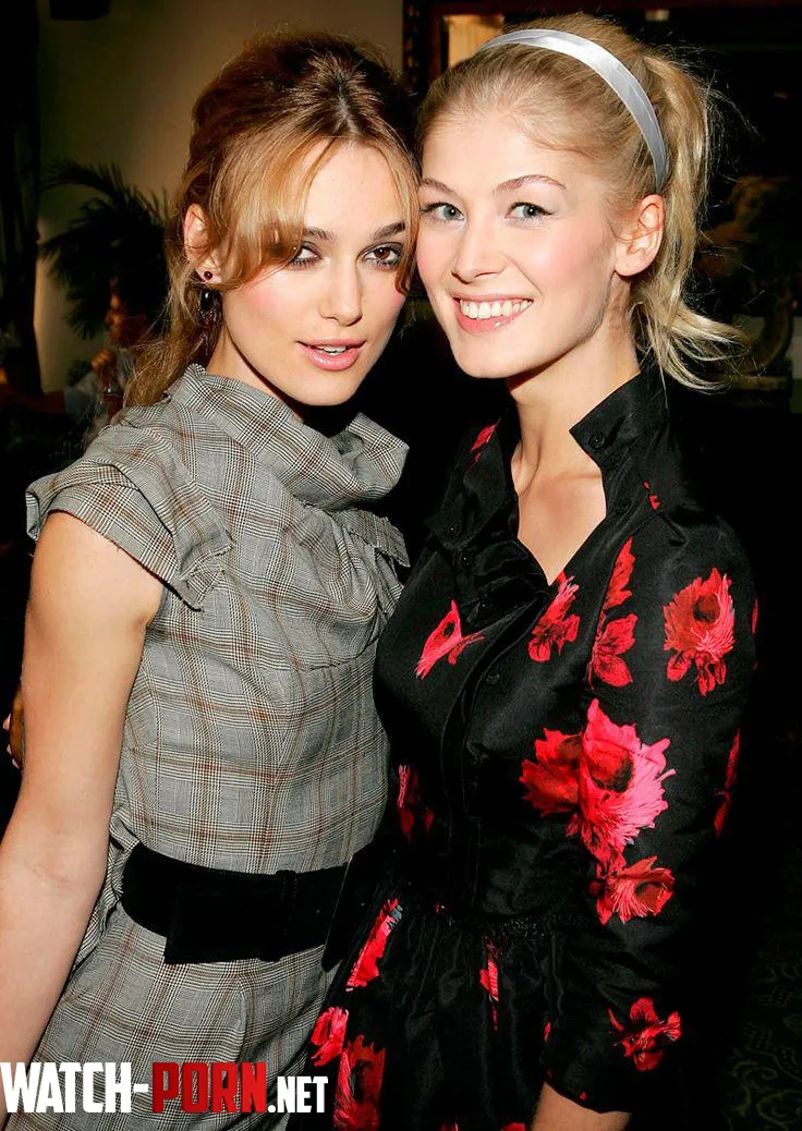 Keira Knightley and Rosamund Pike at Pride & Prejudice premiere, 2005 by RealWorldToday