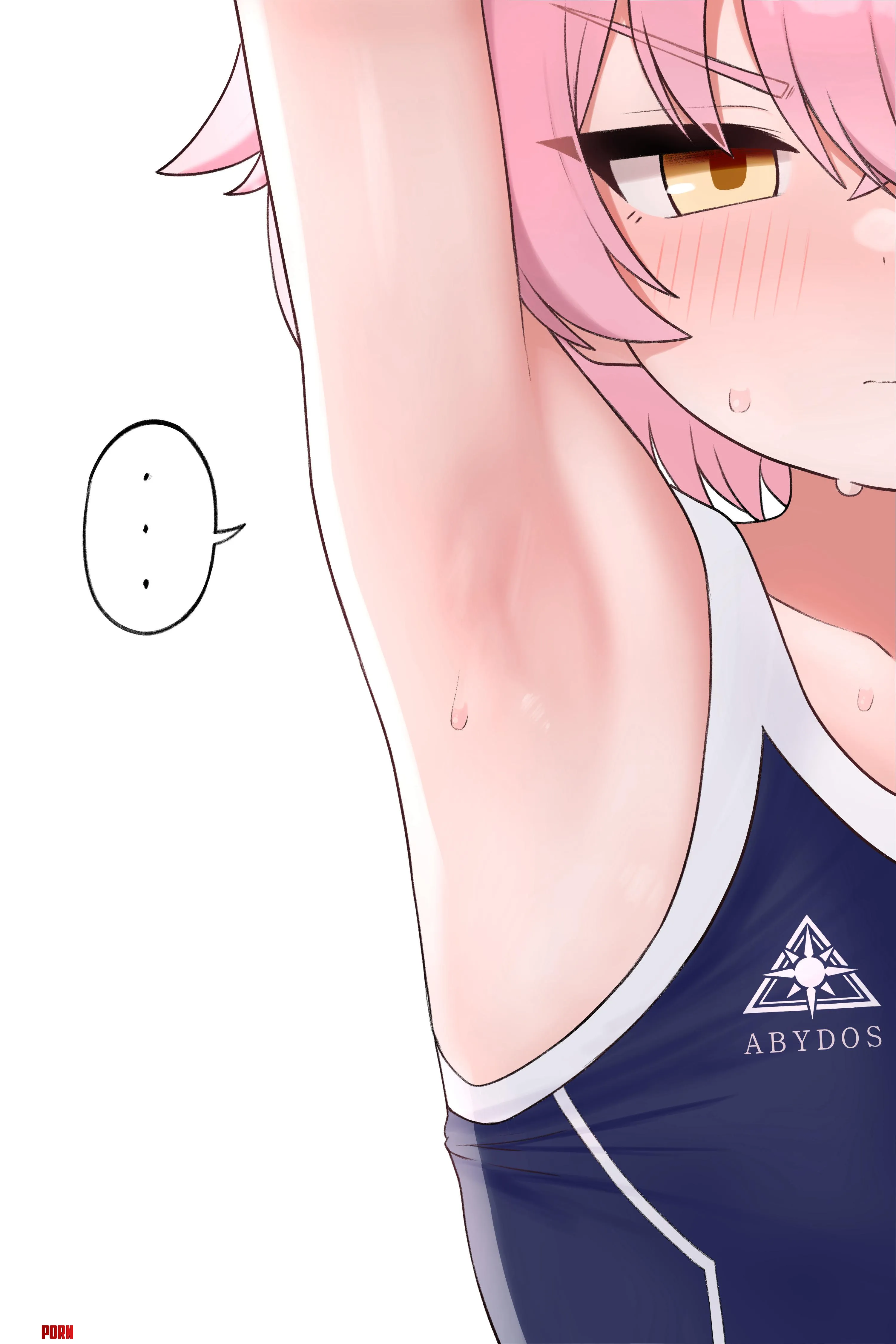 (Blue Archive) Hoshino after workout.. by DangerousPlantain144
