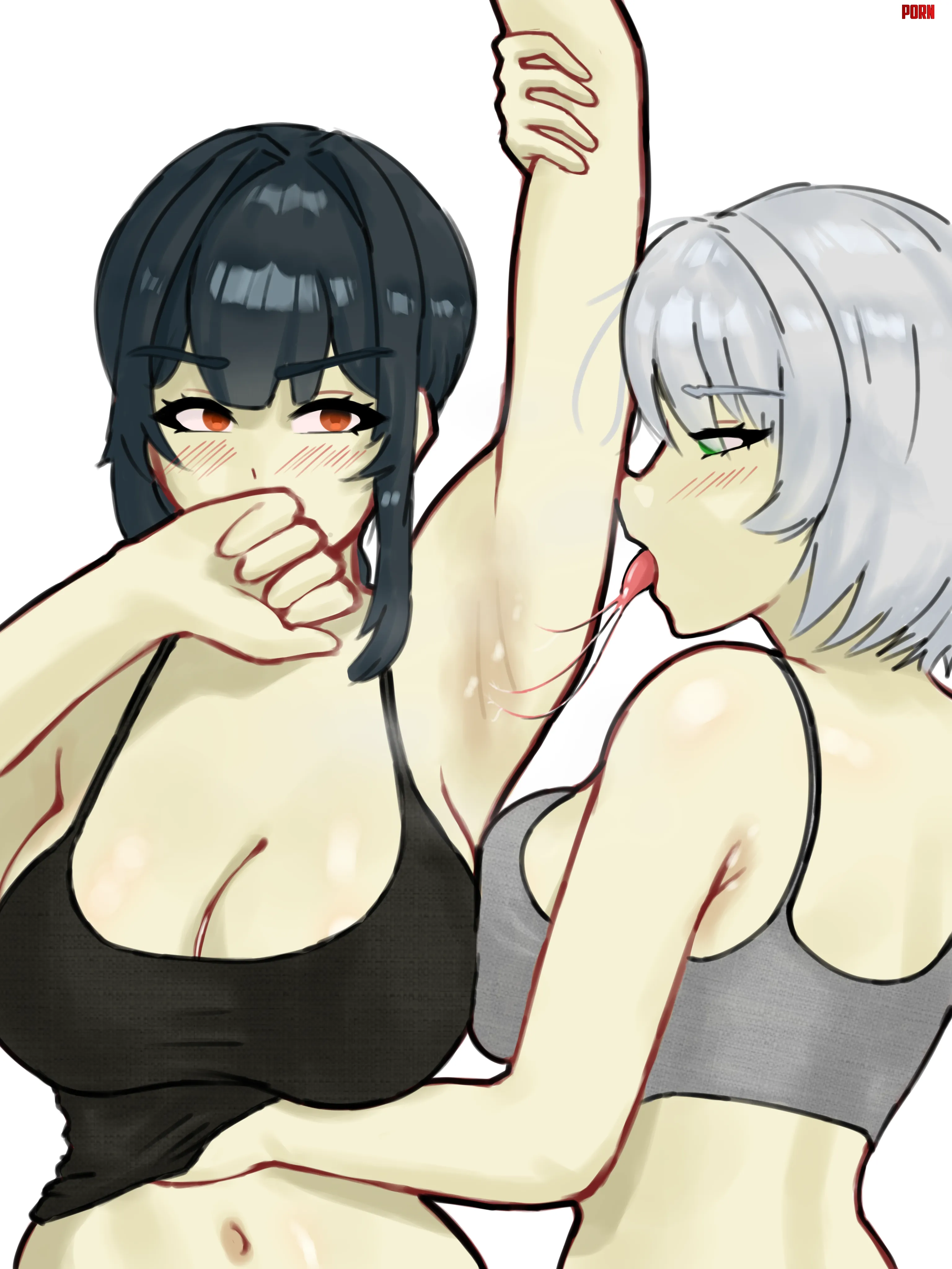 Grace pits + Anby mouth [sizzleweezle] (by me) by sizzleweezle