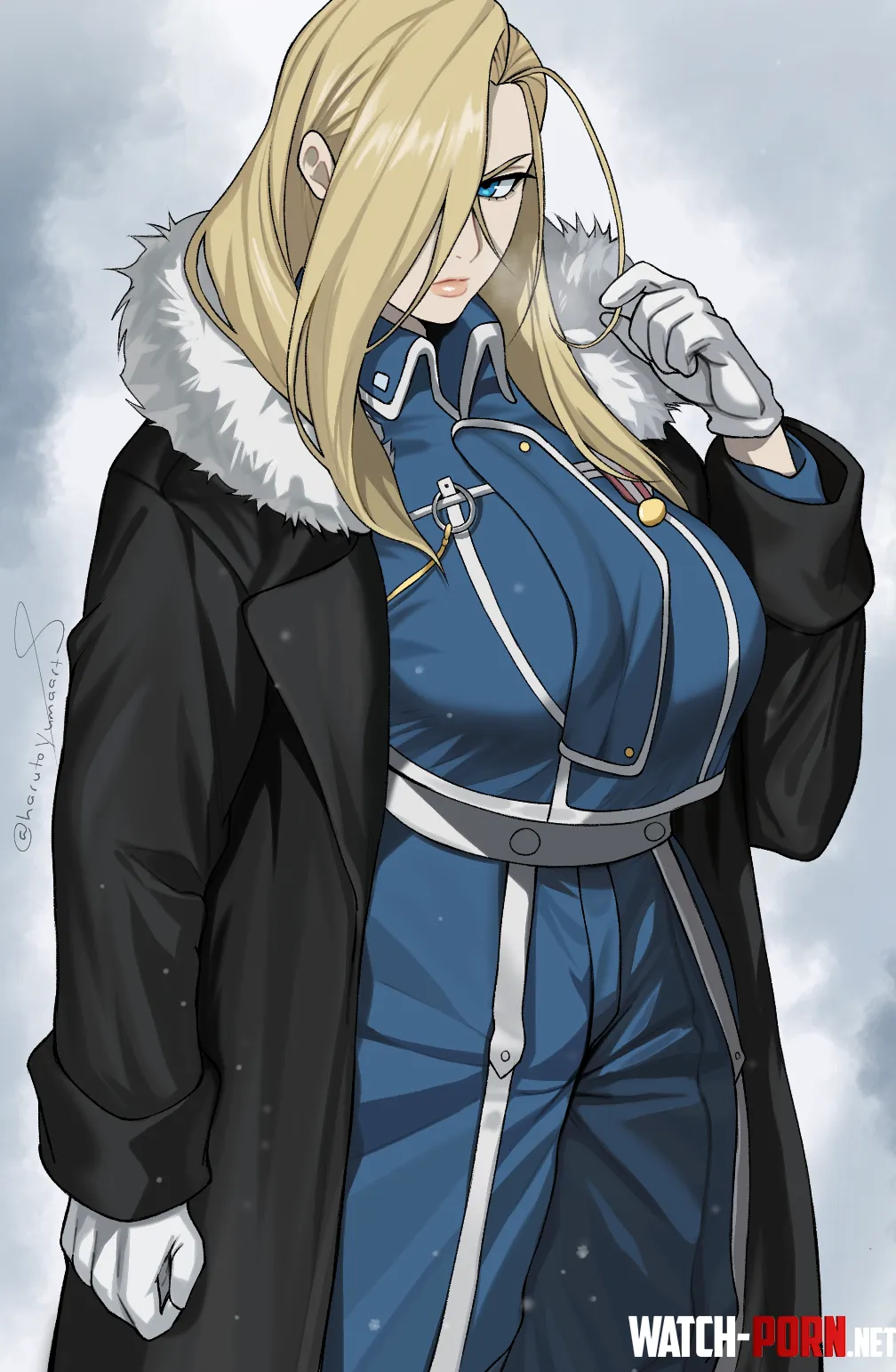 Olivier Armstrong [Fullmetal Alchemist] (HarutoYumaArts) by Attacking_Diarrhea