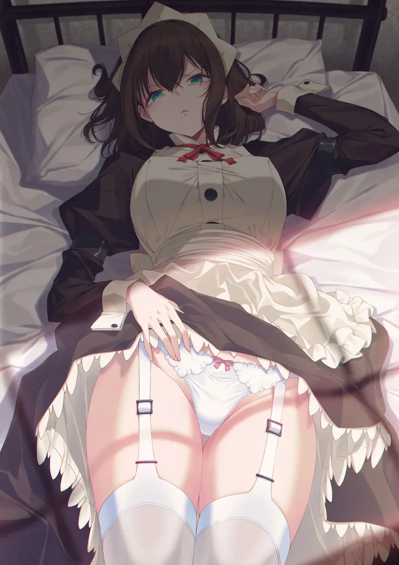 Thumbnail Maid tease (40原) [I Want You To Make a Disgusted Face and Show Me Your Underwear]