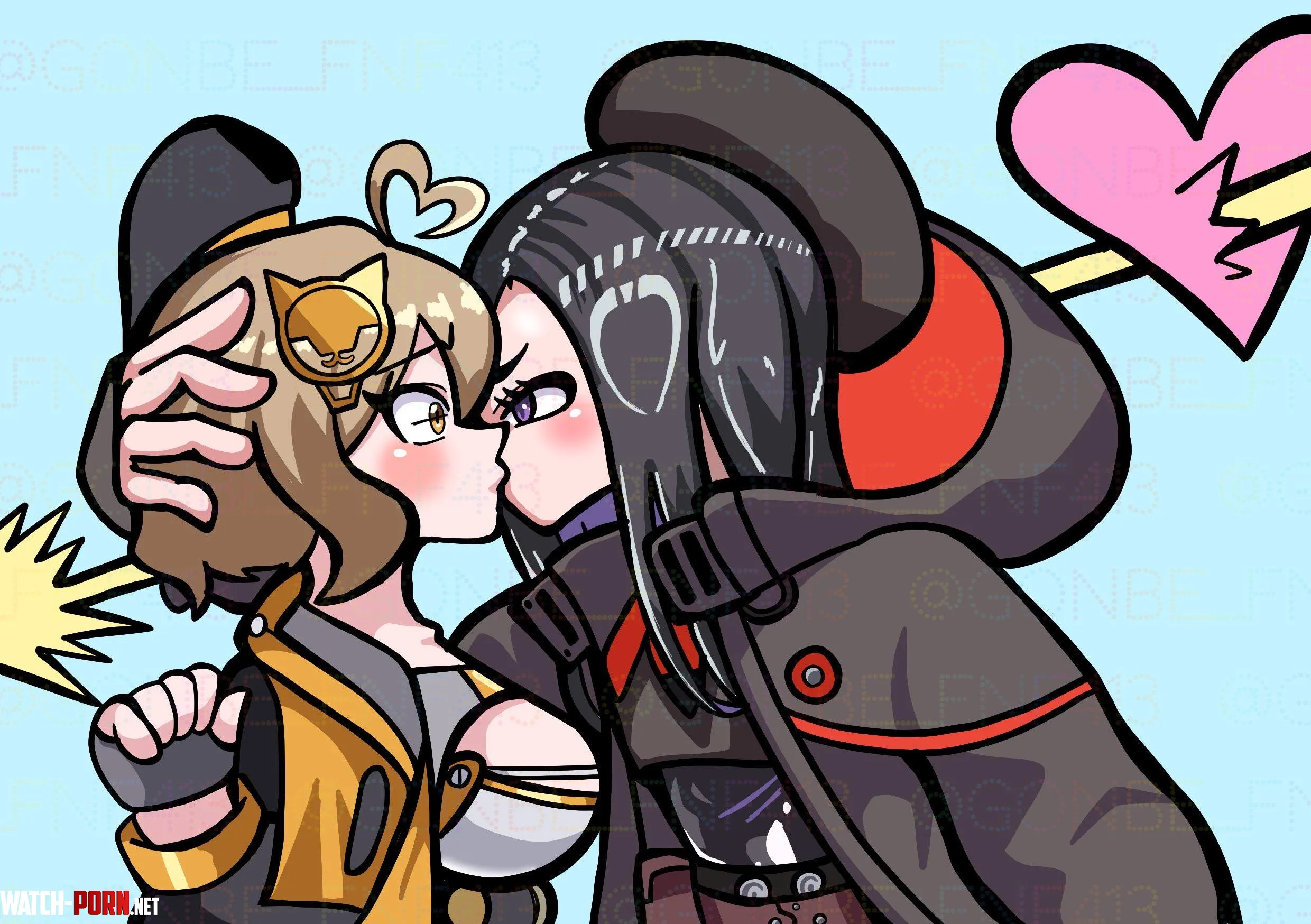 Eunhwa making the moves on Anis (Gonbe) [Nikke] by MillionHypotheses