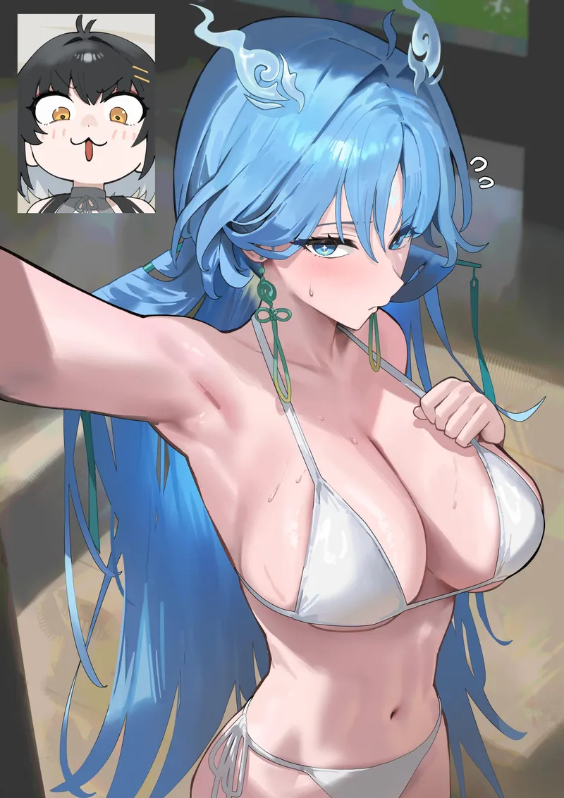 Thumbnail Qingxiao taking selfie [Wuthering Waves]