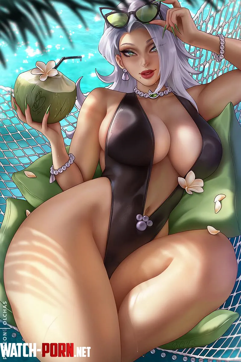Summer Black Cat (OlchaS) [Marvel Rivals] by Flimsy-Stranger9820