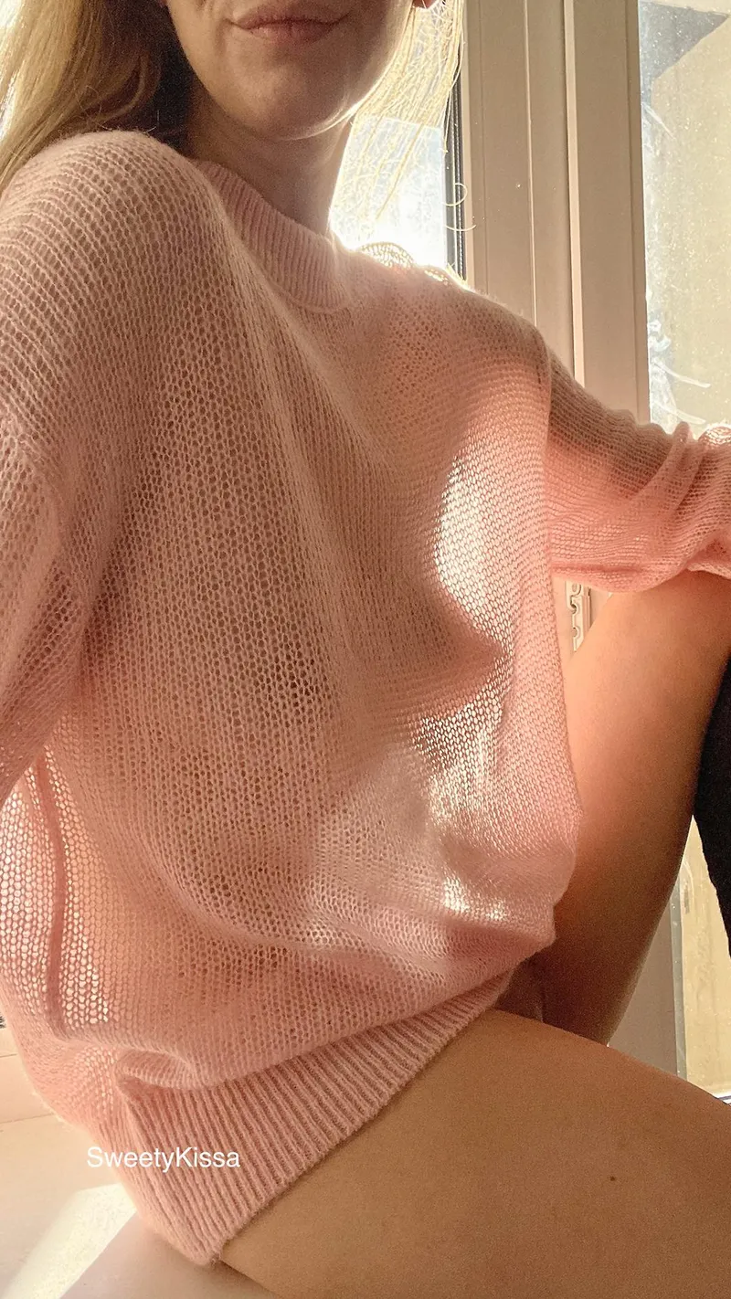 Thumbnail I'm glowing in this sweater 💗